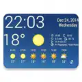 Simple Time & Weather Widget