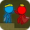 Red and Blue Stickman