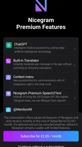 Nicegram: Web3 for Telegram X скриншот 14
