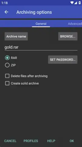 RAR скриншот 1