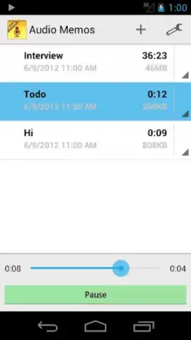Audio Memos скриншот 6