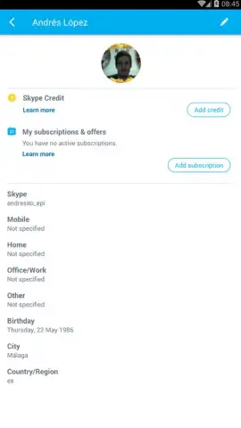 Skype Lite скриншот 6