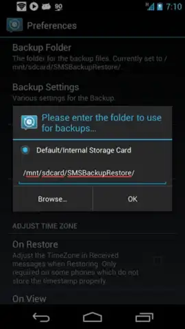 SMS Backup and Restore скриншот 1