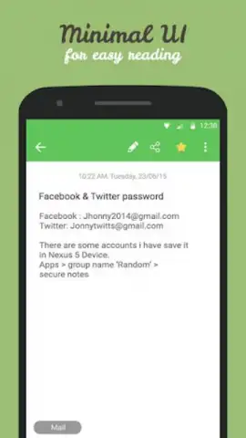 Secure Notes скриншот 5
