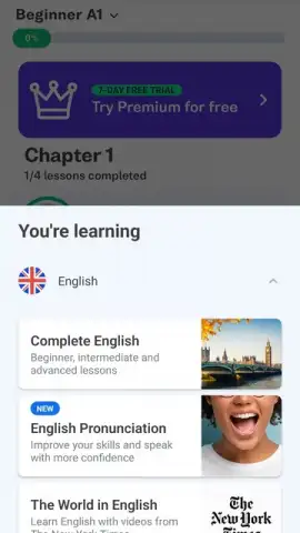 Busuu скриншот 2