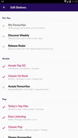 Spotify Stations скриншот 2
