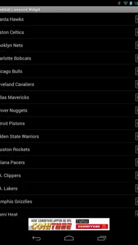 Basketball Livescore Widget скриншот 12