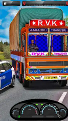 Indian Truck Driver Simulator скриншот 3