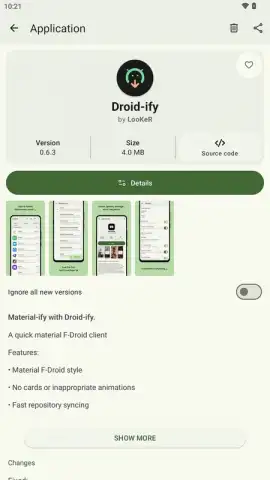 Droid-ify скриншот 13