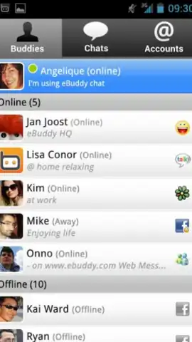 eBuddy Messenger скриншот 3