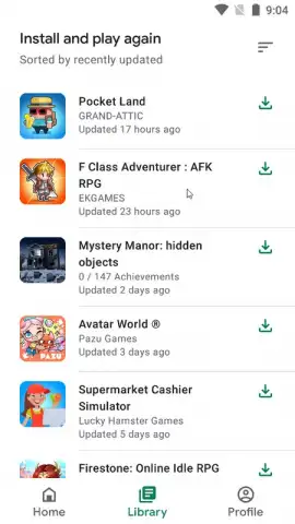 Google Play Games скриншот 6
