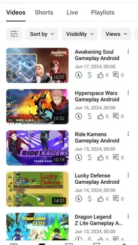 YouTube Studio скриншот 10