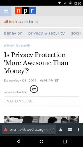 Krypton Anonymous Browser скриншот 4