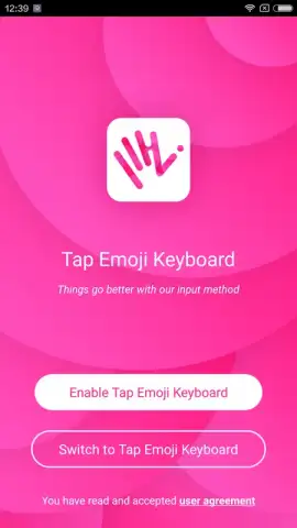 Tap Emoji Keyboard скриншот 4