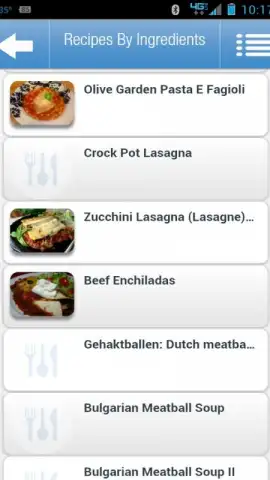 Recipes by Ingredients скриншот 5