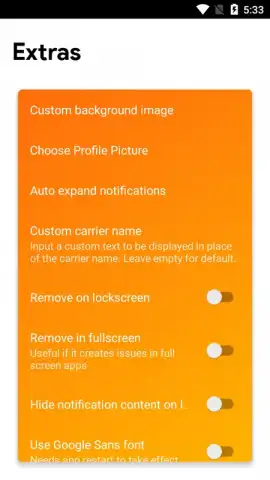 Power Shade: Notification Bar Changer & Manager скриншот 8