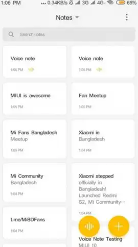 Xiaomi Notes скриншот 11