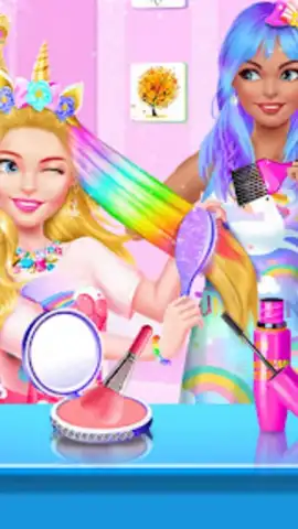 Hair Nail Salon: Makeup Games скриншот 2