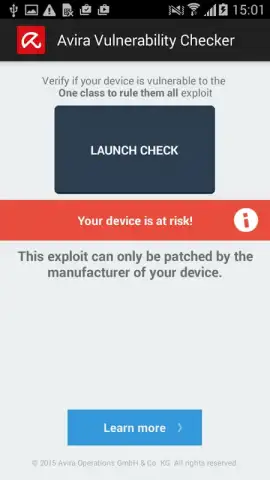 Avira Vulnerability Checker скриншот 1