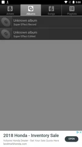 Default Music Player скриншот 2