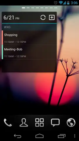 GO Calendar Widget скриншот 4