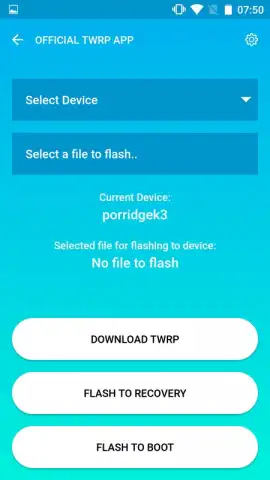 Official TWRP App скриншот 1