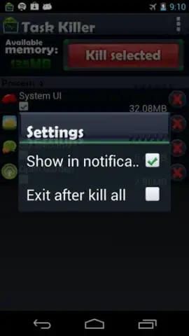Task Killer FREE скриншот 2