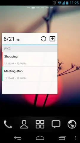 GO Calendar Widget скриншот 7