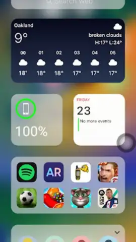 Launcher iOS 26 скриншот 2