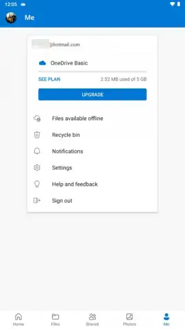 Microsoft OneDrive скриншот 11