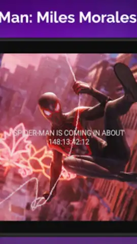 Spiderman: Miles Morales - Countdown (Unofficial) скриншот 2