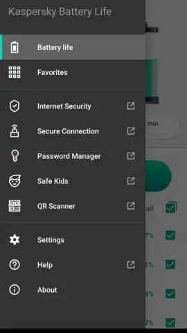 Kaspersky Battery Life скриншот 4