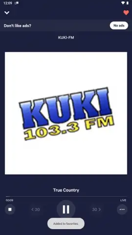 TuneIn Radio скриншот 9