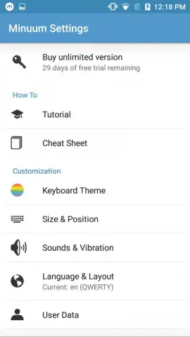 Minuum Keyboard скриншот 1
