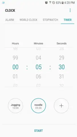 Samsung Clock скриншот 5