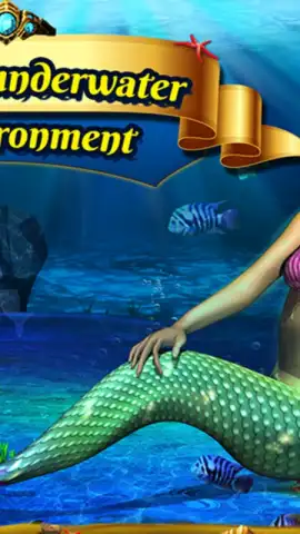 Cute Mermaid Simulator 3D скриншот 7