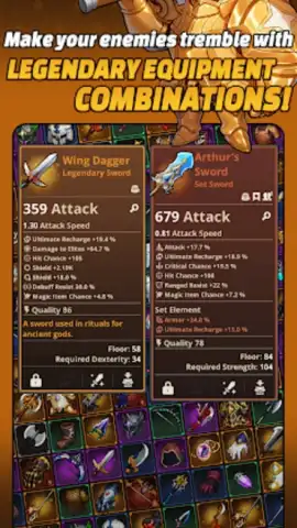 Loop Dungeon: Idle RPG скриншот 6