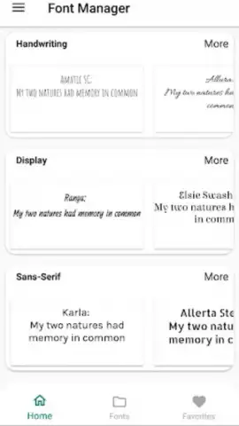Font Manager скриншот 2