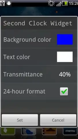 Seconds Clock Widget скриншот 2