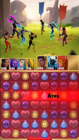 Puzzle Clash Heroes: Neolympia скриншот 5