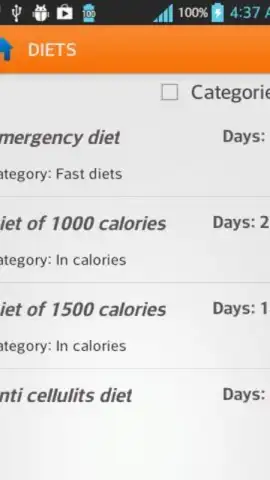 Diets for losing weight скриншот 1