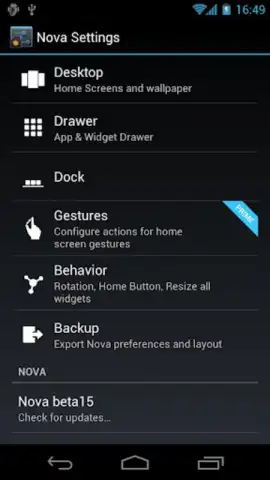 Nova Launcher скриншот 26