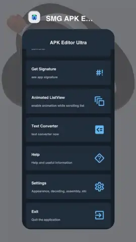 SMG APK Editor Pro скриншот 3