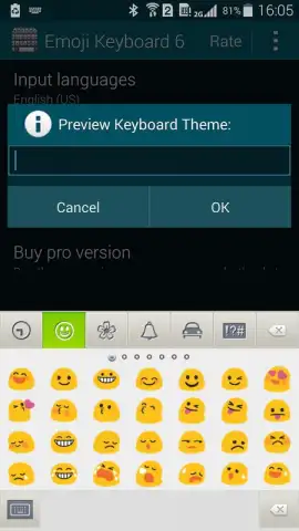 Emoji Keyboard 6 скриншот 1