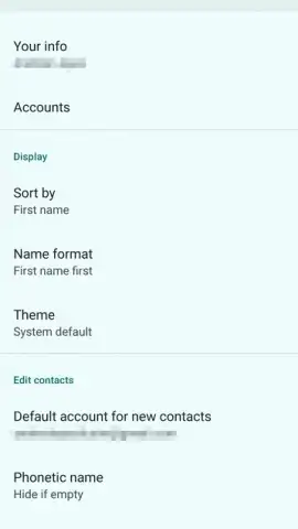 Google Contacts скриншот 7