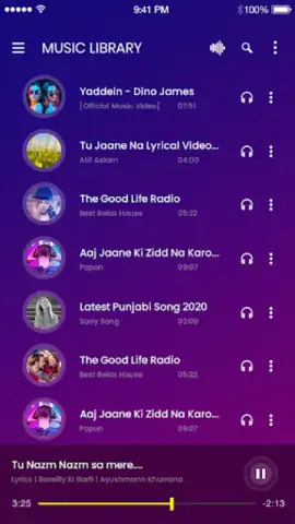 Music Player for Galaxy скриншот 2