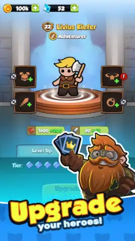 Heroes Rush! Adventure RPG скриншот 1