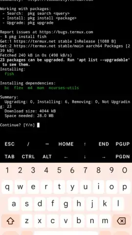 Termux скриншот 9