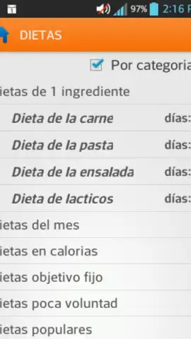 Diets for losing weight скриншот 2