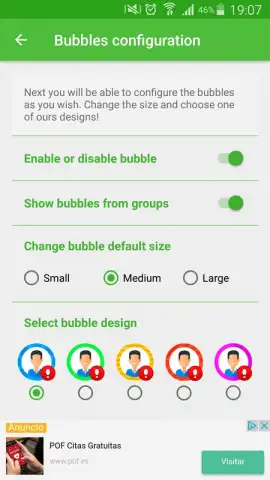 Bubbles for WhatsApp скриншот 2